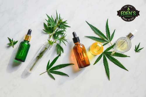Types of CBD including Full Spectrum, Broad Spectrum, and Isolate
