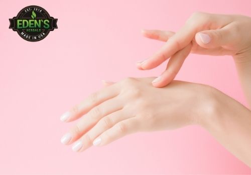 CBD used for dry skin on hands