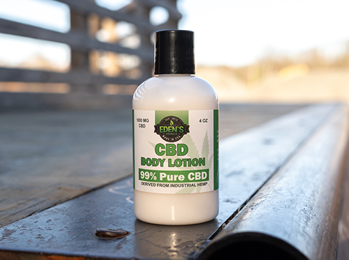 CBD Body Lotion from eden's herbals 