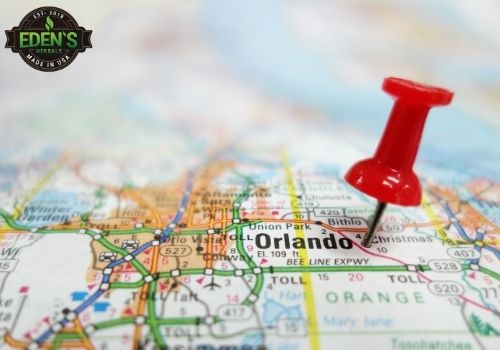 Orlando on a map