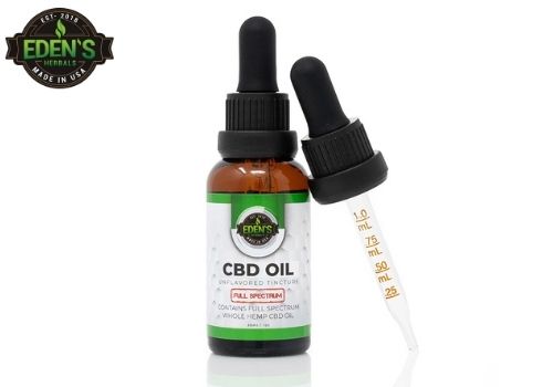 Eden's Herbals CBD oil for runners