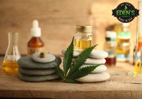 cbd oil with vitamins and nutrients to promote healthy living