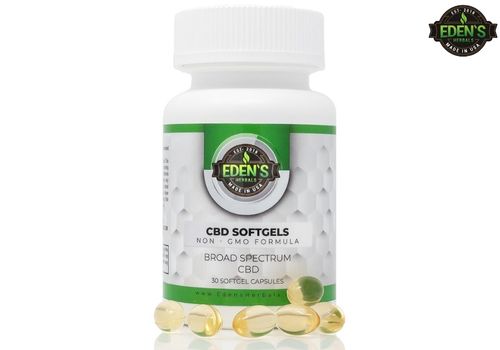 Eden's Herbals CBD soft gels