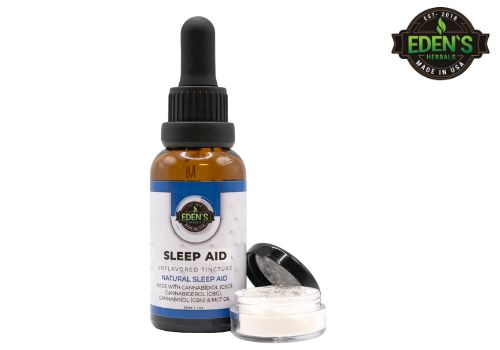 Eden's Herbals CBG isolate and sleep aid tincture