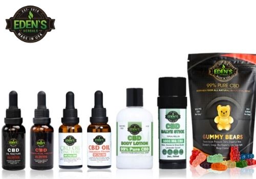 Eden's Herbals CBD Products to help fight pesky effects from hangover