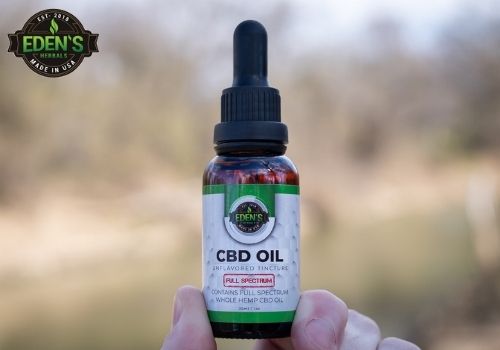 eden's herbals full spectrum cbd oil in nature