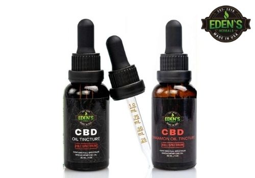 Eden's Herbals full spectrum CBD oil tinctures