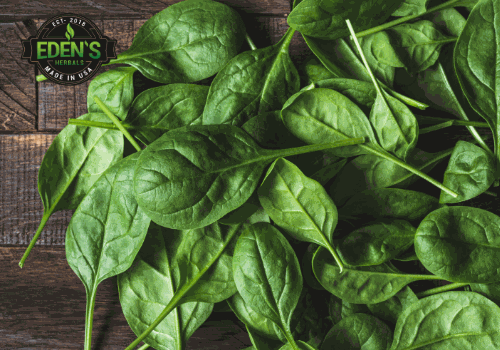 Immune supporting spinach leaves 