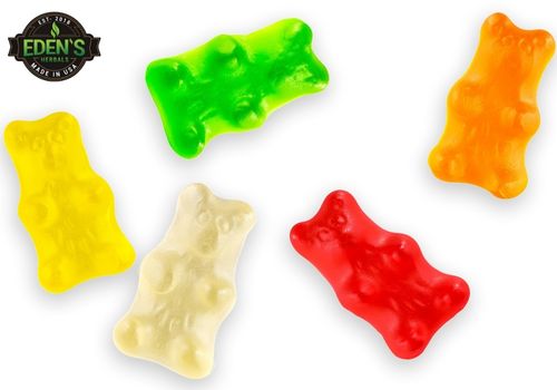 assorted gummies in different colors