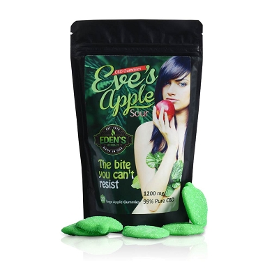 EVE'S SOUR APPLE GUMMIES | 1200 MG CBD | 20 COUNT