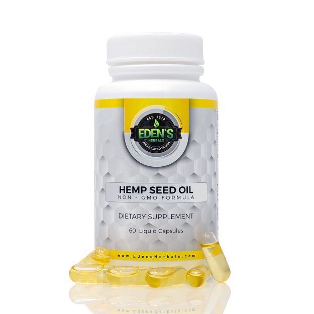 Edens Herbals Hemp Seed Oil Capsules Review