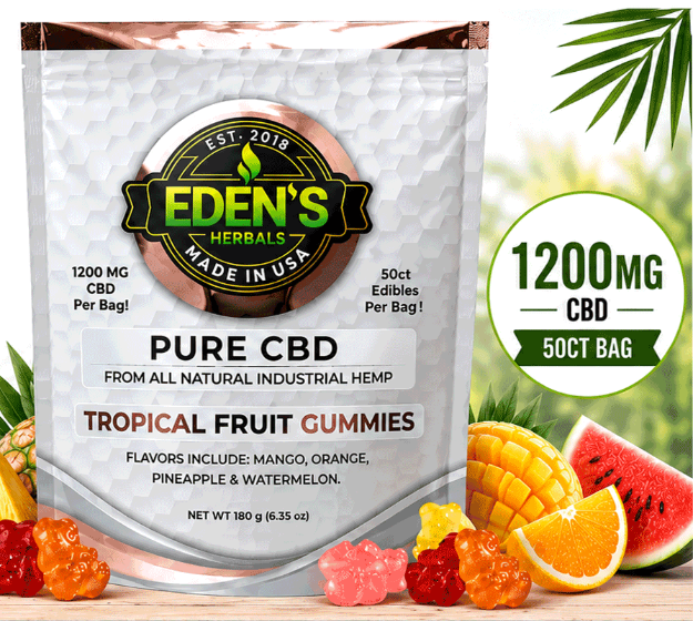 Picture of Tropical Fruit | CBD GUMMIES | 1200 MG