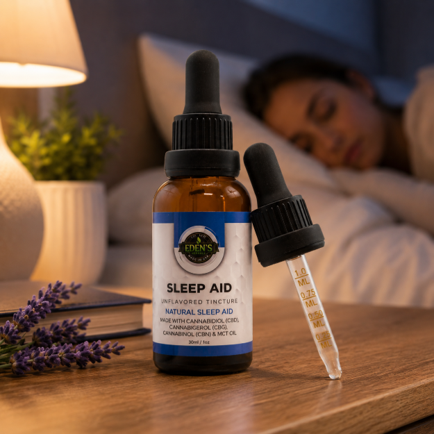 Picture of SLEEP AID OIL TINCTURE | CBD | CBG | CBN | 1500 MG