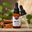 Picture of FULL SPECTRUM CBD OIL TINCTURE | CINNAMON | 1000 MG