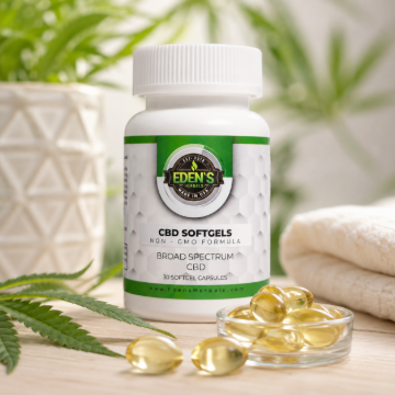 Picture of CBD SOFTGELS | BROAD SPECTRUM CAPSULES | 750 MG