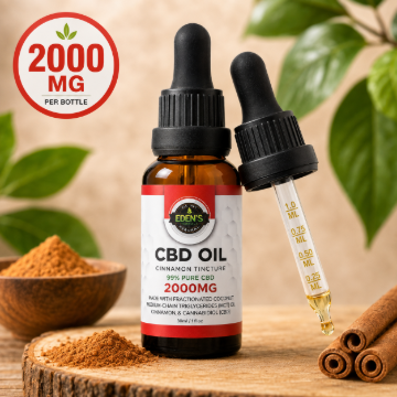 Picture of CBD OIL TINCTURE | CINNAMON | 2000 MG