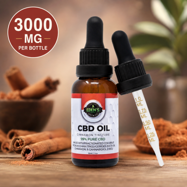 Picture of CBD OIL TINCTURE | CINNAMON | 3000 MG
