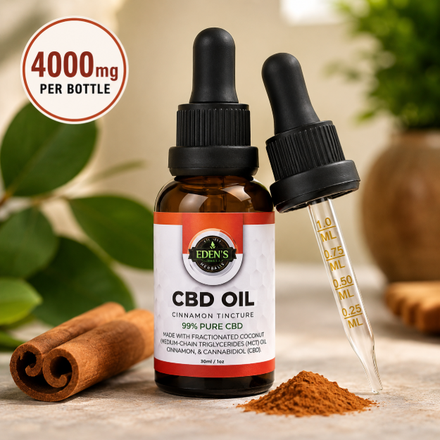 Picture of CBD OIL TINCTURE | CINNAMON | 4000 MG